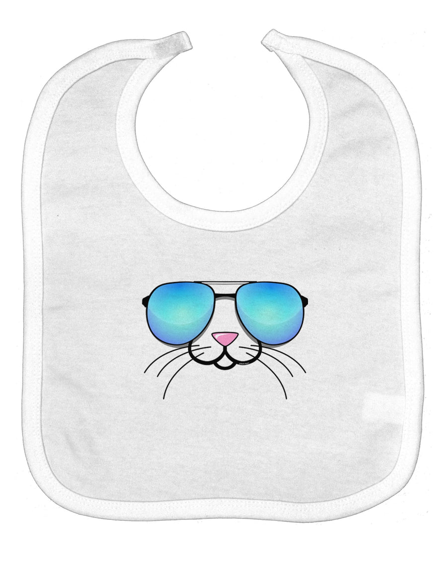 Kyu-T Face - Tiny Cool Sunglasses Baby Bib