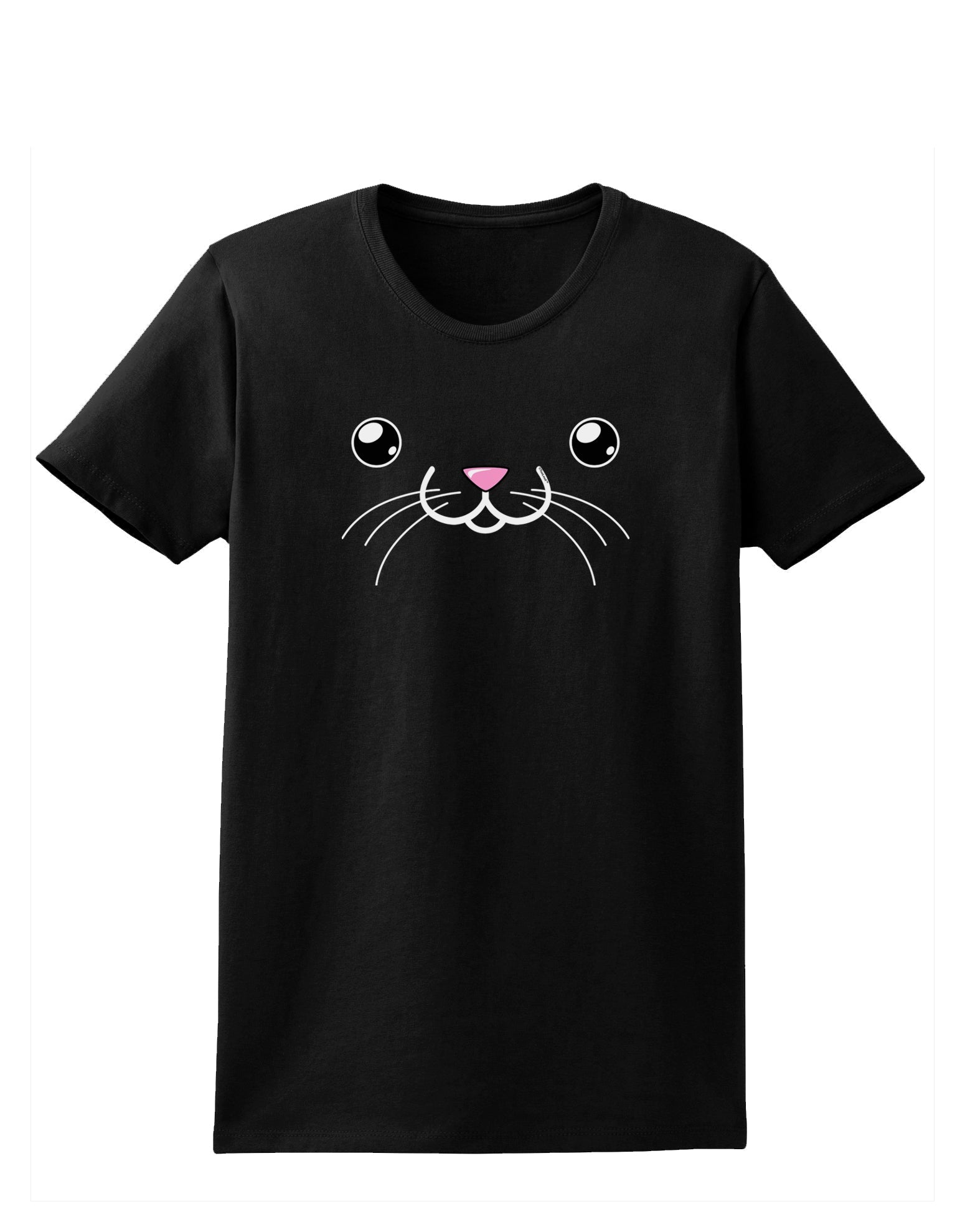 Kyu-T Face - Tiny the Mouse Womens Dark T-Shirt-TooLoud-Black-X-Small-Davson Sales