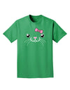 Kyu-T Face - Tinya Cute Girl Mouse Adult Dark T-Shirt