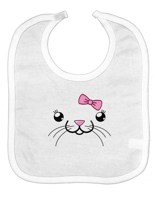 Kyu-T Face - Tinya Cute Girl Mouse Baby Bib