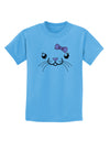 Kyu-T Face - Tinya Cute Girl Mouse Childrens T-Shirt-Childrens T-Shirt-TooLoud-Aquatic-Blue-X-Small-Davson Sales