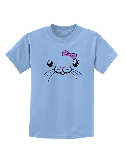 Kyu-T Face - Tinya Cute Girl Mouse Childrens T-Shirt-Childrens T-Shirt-TooLoud-Light-Blue-X-Small-Davson Sales