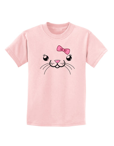 Kyu-T Face - Tinya Cute Girl Mouse Childrens T-Shirt-Childrens T-Shirt-TooLoud-PalePink-X-Small-Davson Sales