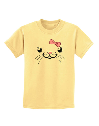 Kyu-T Face - Tinya Cute Girl Mouse Childrens T-Shirt-Childrens T-Shirt-TooLoud-Daffodil-Yellow-X-Small-Davson Sales