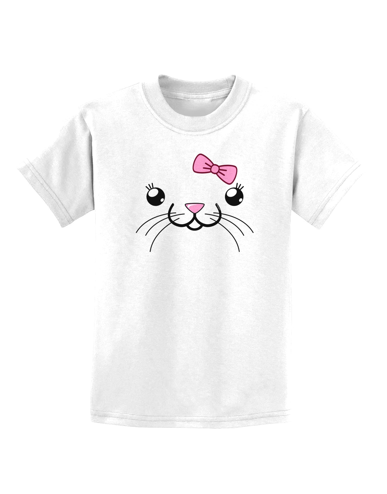 Kyu-T Face - Tinya Cute Girl Mouse Childrens T-Shirt-Childrens T-Shirt-TooLoud-White-X-Small-Davson Sales