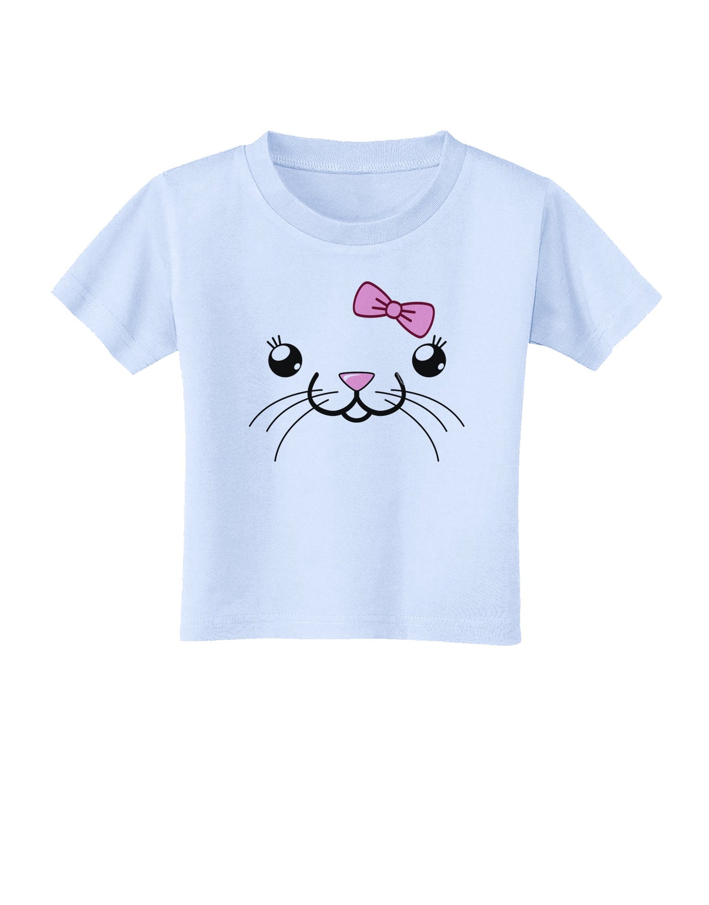 Kyu-T Face - Tinya Cute Girl Mouse Toddler T-Shirt-Toddler T-Shirt-TooLoud-Light-Blue-2T-Davson Sales