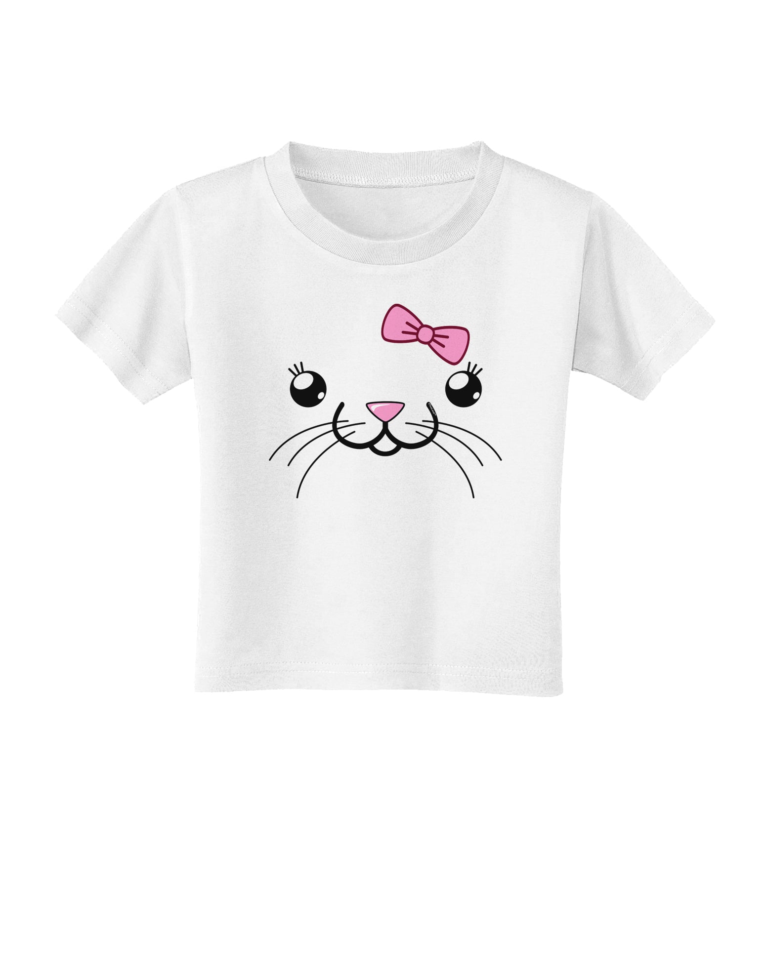 Kyu-T Face - Tinya Cute Girl Mouse Toddler T-Shirt-Toddler T-Shirt-TooLoud-White-2T-Davson Sales