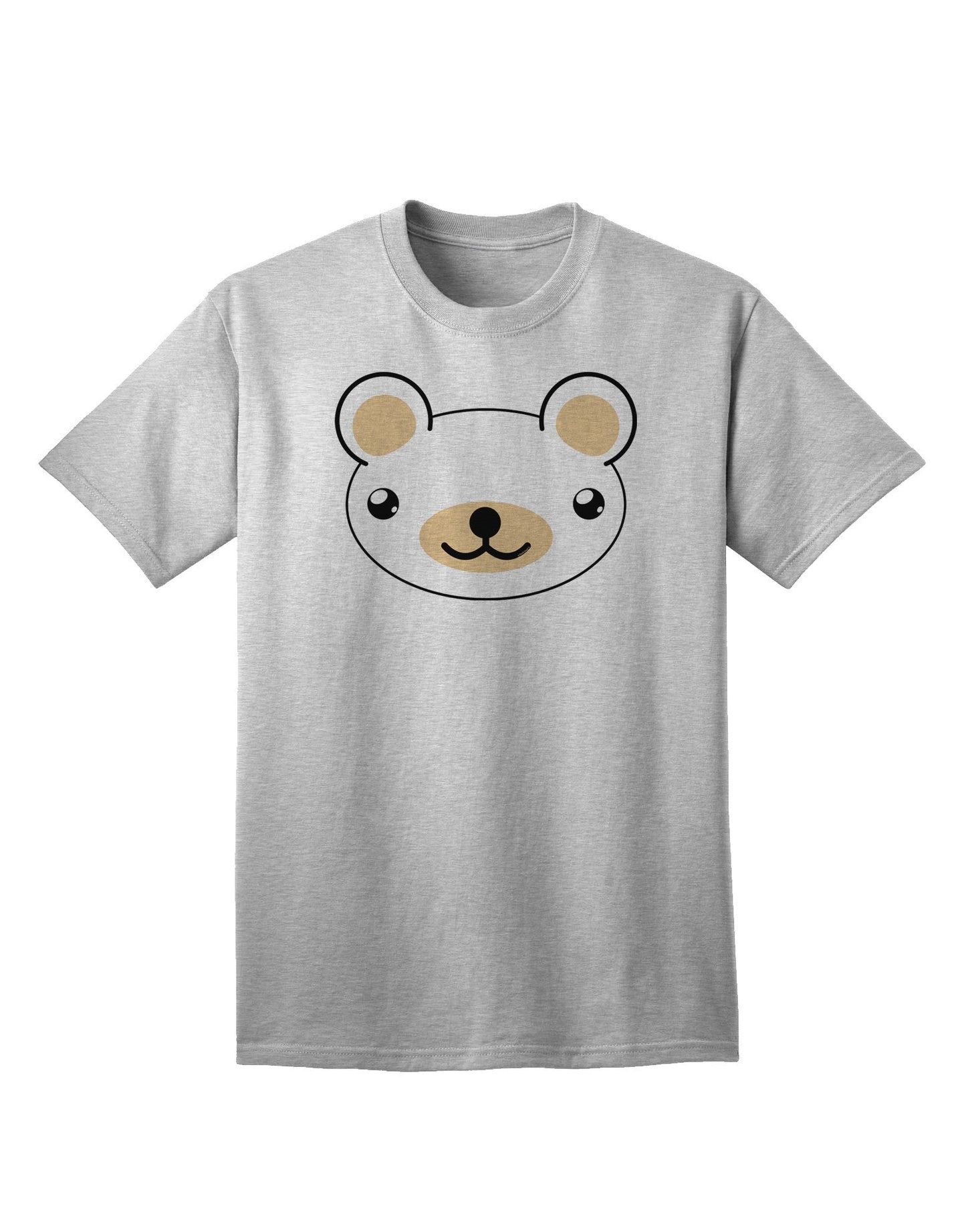 Kyu-T Head Collection: Day Beartholomew Teddy Bear - Premium Adult T-Shirt for Everyday Wear-Mens T-shirts-TooLoud-AshGray-Small-Davson Sales