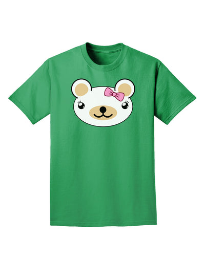 Kyu-T Head - Day Beartholomea Girl Teddy Bear Adult Dark T-Shirt-Mens T-Shirt-TooLoud-Kelly-Green-Small-Davson Sales