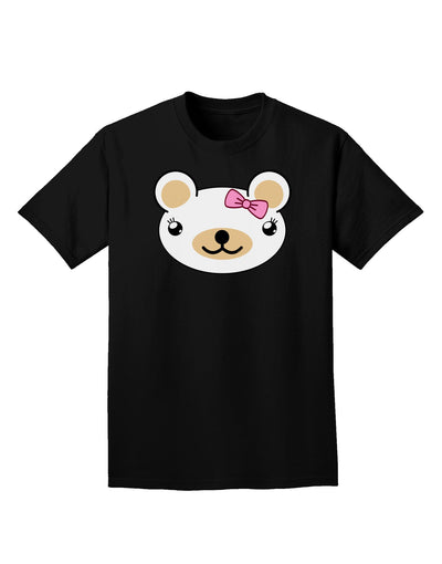 Kyu-T Head - Day Beartholomea Girl Teddy Bear Adult Dark T-Shirt-Mens T-Shirt-TooLoud-Black-Small-Davson Sales