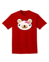 Kyu-T Head - Day Beartholomea Girl Teddy Bear Adult Dark T-Shirt-Mens T-Shirt-TooLoud-Red-Small-Davson Sales