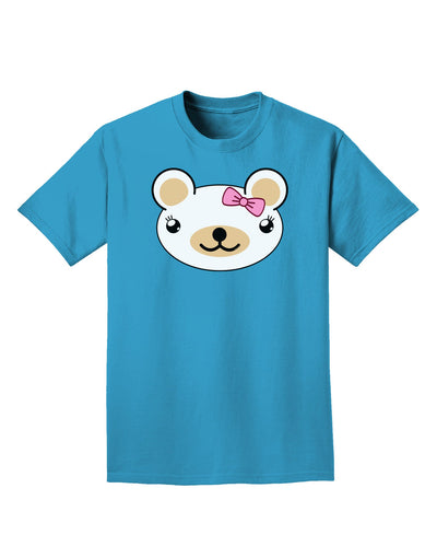 Kyu-T Head - Day Beartholomea Girl Teddy Bear Adult Dark T-Shirt-Mens T-Shirt-TooLoud-Turquoise-Small-Davson Sales