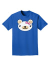 Kyu-T Head - Day Beartholomea Girl Teddy Bear Adult Dark T-Shirt-Mens T-Shirt-TooLoud-Royal-Blue-Small-Davson Sales