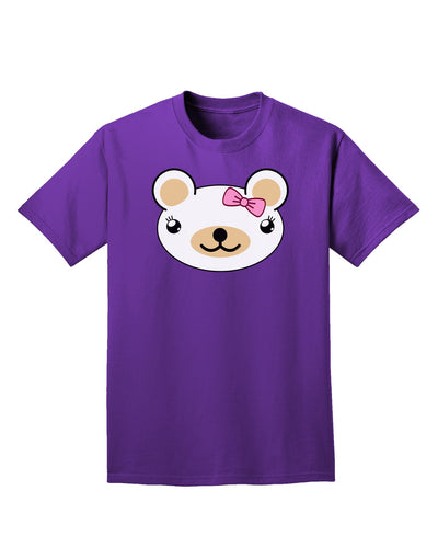 Kyu-T Head - Day Beartholomea Girl Teddy Bear Adult Dark T-Shirt-Mens T-Shirt-TooLoud-Purple-Small-Davson Sales