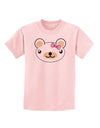 Kyu-T Head - Day Beartholomea Girl Teddy Bear Childrens T-Shirt-Childrens T-Shirt-TooLoud-PalePink-X-Small-Davson Sales