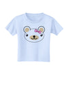 Kyu-T Head - Day Beartholomea Girl Teddy Bear Toddler T-Shirt-Toddler T-Shirt-TooLoud-Light-Blue-2T-Davson Sales