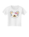 Kyu-T Head - Day Beartholomea Girl Teddy Bear Toddler T-Shirt-Toddler T-Shirt-TooLoud-White-2T-Davson Sales