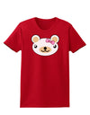 Kyu-T Head - Day Beartholomea Girl Teddy Bear Womens Dark T-Shirt-TooLoud-Red-X-Small-Davson Sales