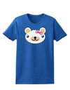 Kyu-T Head - Day Beartholomea Girl Teddy Bear Womens Dark T-Shirt-TooLoud-Royal-Blue-X-Small-Davson Sales