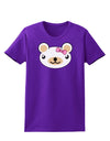 Kyu-T Head - Day Beartholomea Girl Teddy Bear Womens Dark T-Shirt-TooLoud-Purple-X-Small-Davson Sales