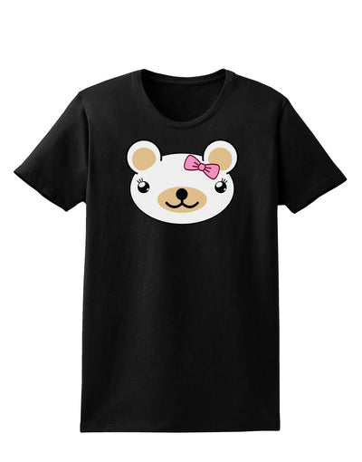 Kyu-T Head - Day Beartholomea Girl Teddy Bear Womens Dark T-Shirt-TooLoud-Black-X-Small-Davson Sales