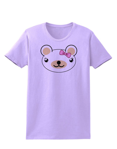 Kyu-T Head - Day Beartholomea Girl Teddy Bear Womens T-Shirt-Womens T-Shirt-TooLoud-Lavender-X-Small-Davson Sales