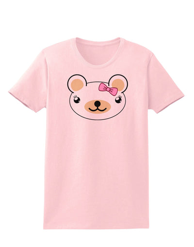 Kyu-T Head - Day Beartholomea Girl Teddy Bear Womens T-Shirt-Womens T-Shirt-TooLoud-PalePink-X-Small-Davson Sales