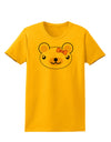 Kyu-T Head - Day Beartholomea Girl Teddy Bear Womens T-Shirt-Womens T-Shirt-TooLoud-Gold-X-Small-Davson Sales