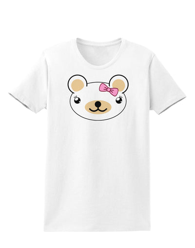 Kyu-T Head - Day Beartholomea Girl Teddy Bear Womens T-Shirt-Womens T-Shirt-TooLoud-White-X-Small-Davson Sales