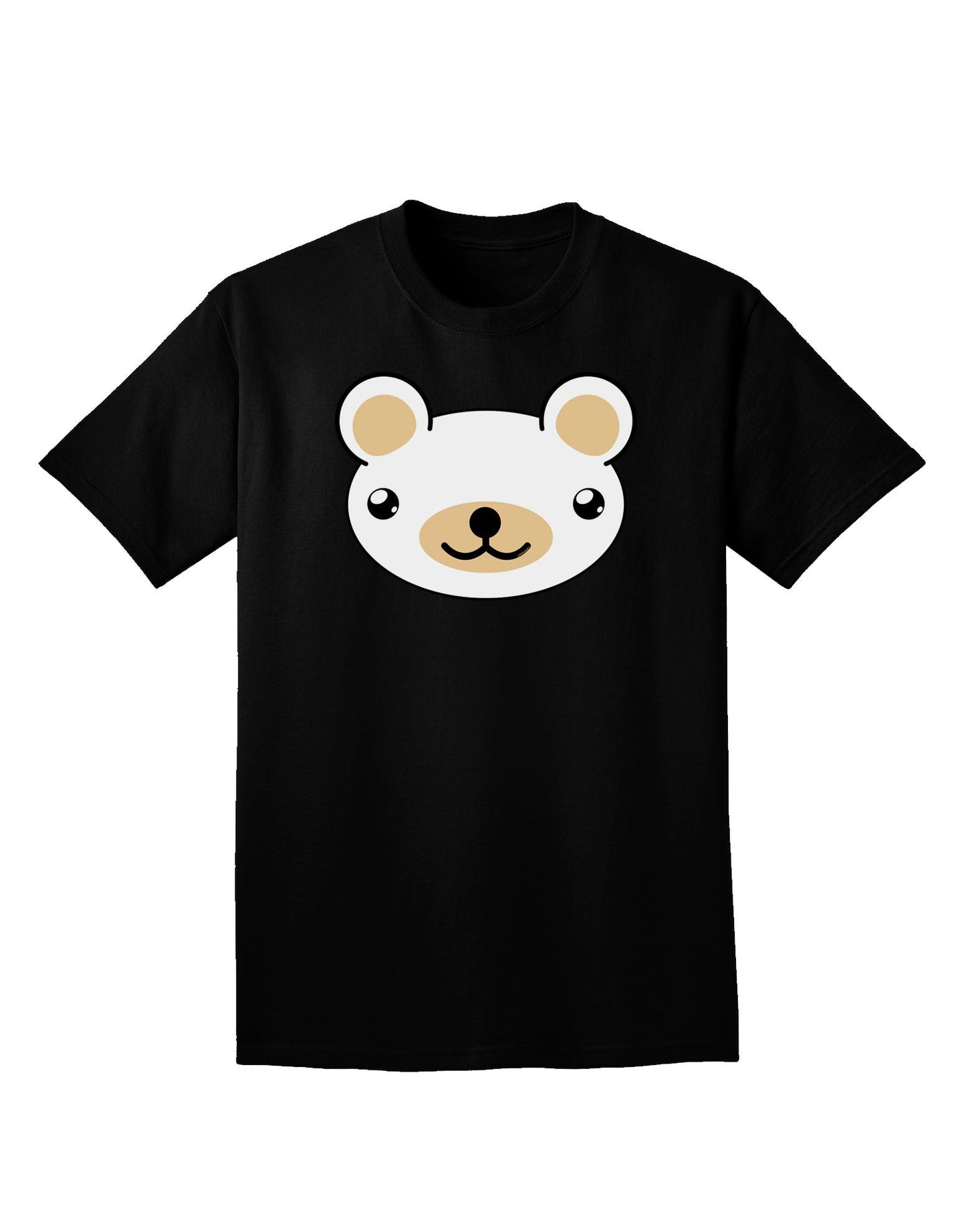 Kyu-T Head - Day Beartholomew Teddy Bear Adult Dark V-Neck T-Shirt-Mens V-Neck T-Shirt-TooLoud-Black-Small-Davson Sales
