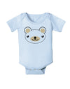 Kyu-T Head - Day Beartholomew Teddy Bear Baby Romper Bodysuit-Baby Romper-TooLoud-Light-Blue-06-Months-Davson Sales