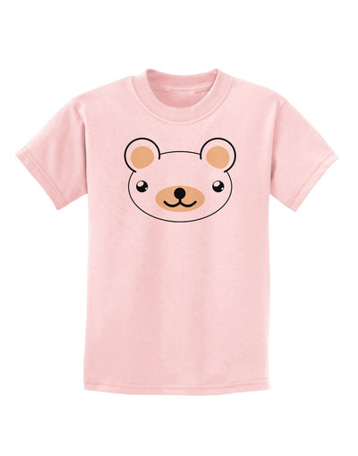 Kyu-T Head - Day Beartholomew Teddy Bear Childrens T-Shirt-Childrens T-Shirt-TooLoud-PalePink-X-Small-Davson Sales