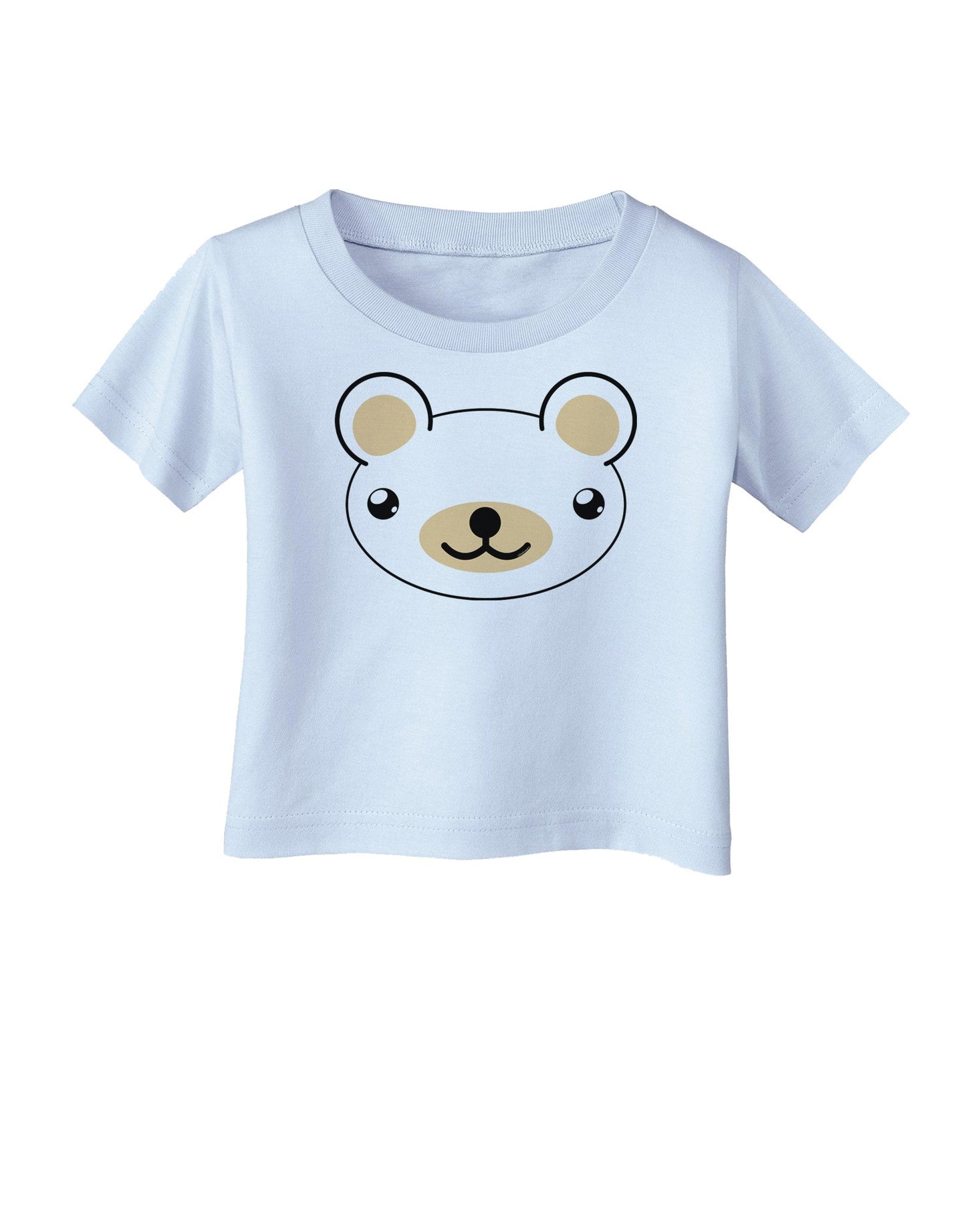 Kyu-T Head - Day Beartholomew Teddy Bear Infant T-Shirt-Infant T-Shirt-TooLoud-Light-Blue-06-Months-Davson Sales
