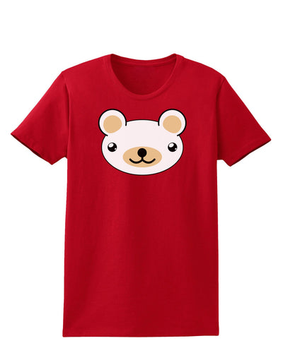 Kyu-T Head - Day Beartholomew Teddy Bear Womens Dark T-Shirt-TooLoud-Red-X-Small-Davson Sales