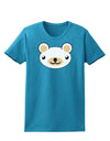 Kyu-T Head - Day Beartholomew Teddy Bear Womens Dark T-Shirt-TooLoud-Turquoise-X-Small-Davson Sales