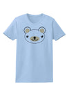 Kyu-T Head - Day Beartholomew Teddy Bear Womens T-Shirt-Womens T-Shirt-TooLoud-Light-Blue-X-Small-Davson Sales