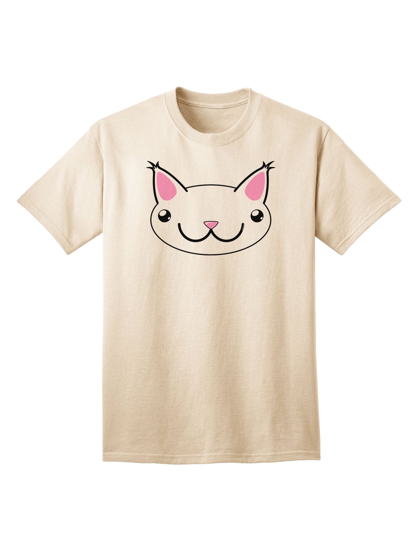 Kyu-T Head - Day Kawa: Premium Adult T-Shirt Featuring Adorable Critter Design-Mens T-shirts-TooLoud-Natural-Small-Davson Sales