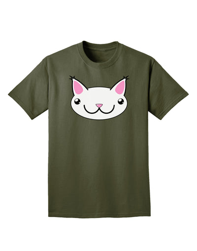 Kyu-T Head - Day Kawa the Cute Critter Adult Dark T-Shirt-Mens T-Shirt-TooLoud-Military-Green-Small-Davson Sales