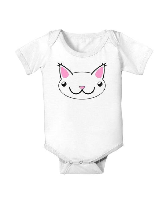 Kyu-T Head - Day Kawa the Cute Critter Baby Romper Bodysuit-Baby Romper-TooLoud-White-06-Months-Davson Sales