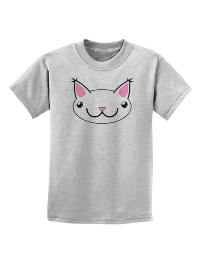 Kyu-T Head - Day Kawa the Cute Critter Childrens T-Shirt-Childrens T-Shirt-TooLoud-AshGray-X-Small-Davson Sales