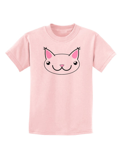 Kyu-T Head - Day Kawa the Cute Critter Childrens T-Shirt-Childrens T-Shirt-TooLoud-PalePink-X-Small-Davson Sales