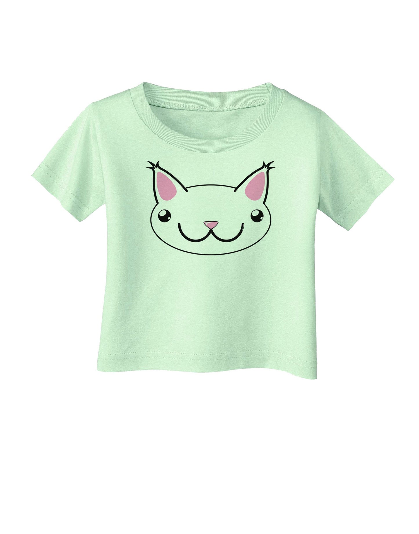 Kyu-T Head - Day Kawa the Cute Critter Infant T-Shirt-Infant T-Shirt-TooLoud-Light-Green-06-Months-Davson Sales
