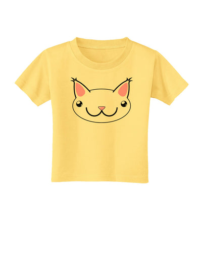 Kyu-T Head - Day Kawa the Cute Critter Toddler T-Shirt-Toddler T-Shirt-TooLoud-Daffodil-Yellow-2T-Davson Sales