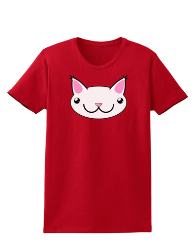 Kyu-T Head - Day Kawa the Cute Critter Womens Dark T-Shirt-TooLoud-Red-X-Small-Davson Sales