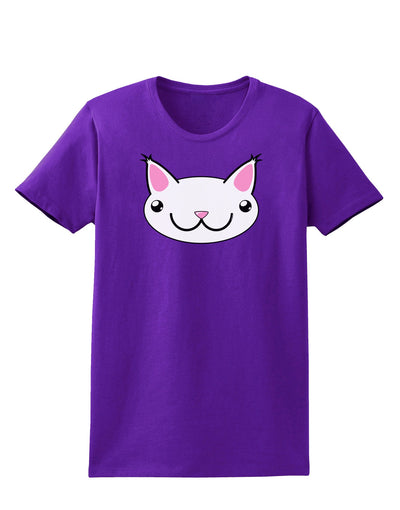 Kyu-T Head - Day Kawa the Cute Critter Womens Dark T-Shirt-TooLoud-Purple-X-Small-Davson Sales