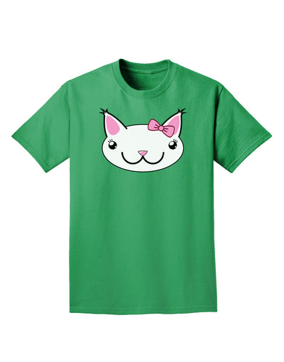 Kyu-T Head - Day Kawaia the Cute Girl Critter Adult Dark T-Shirt-Mens T-Shirt-TooLoud-Kelly-Green-Small-Davson Sales