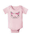 Kyu-T Head - Day Kawaia the Cute Girl Critter Baby Romper Bodysuit-Baby Romper-TooLoud-Light-Pink-06-Months-Davson Sales