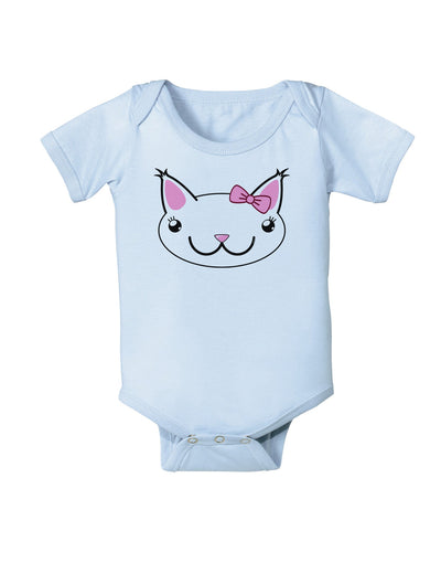 Kyu-T Head - Day Kawaia the Cute Girl Critter Baby Romper Bodysuit-Baby Romper-TooLoud-Light-Blue-06-Months-Davson Sales