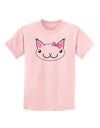 Kyu-T Head - Day Kawaia the Cute Girl Critter Childrens T-Shirt-Childrens T-Shirt-TooLoud-PalePink-X-Small-Davson Sales