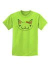 Kyu-T Head - Day Kawaia the Cute Girl Critter Childrens T-Shirt-Childrens T-Shirt-TooLoud-Lime-Green-X-Small-Davson Sales